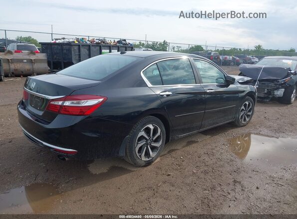 1HGCR2F7XGA225390 2016 HONDA ACCORD Черный Задняя правая четверть