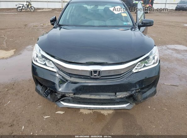 1HGCR2F7XGA225390 2016 HONDA ACCORD Черный Вид спереди