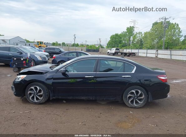 1HGCR2F7XGA225390 2016 HONDA ACCORD Черный Панорамный вид салона 360°