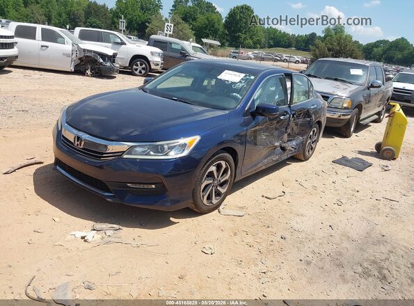 1HGCR2F7XHA028804 2017 HONDA ACCORD Blue წინა მარცხენა ხედი სამი მეოთხედიდან