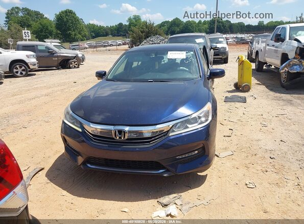 1HGCR2F7XHA028804 2017 HONDA ACCORD Blue ხელსაწყოთა პანელის ხედი