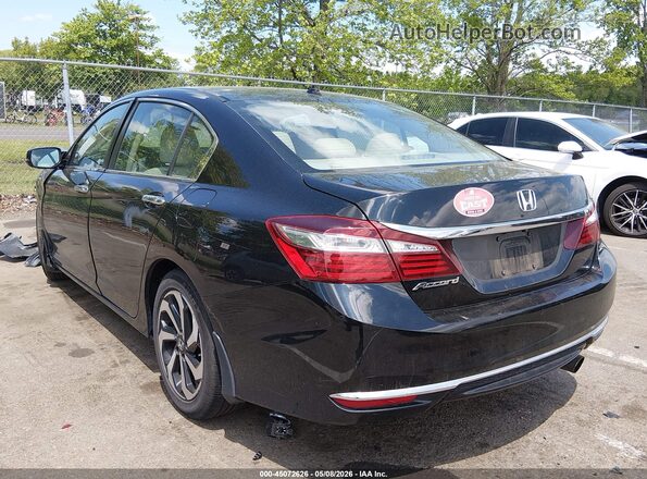 1HGCR2F80GA077016 2016 HONDA ACCORD Black Rear left