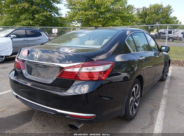 1HGCR2F80GA077016 2016 HONDA ACCORD Black Rear right