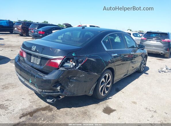 1HGCR2F85HA054588 2017 HONDA ACCORD Черный Задняя правая четверть