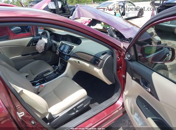 1HGCR2F86HA238180 2017 HONDA ACCORD Burgundy 