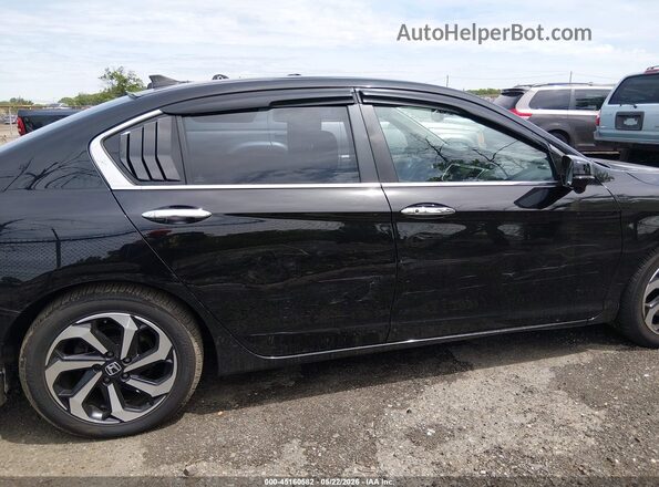 1HGCR2F87GA194432 2016 HONDA ACCORD Black Widok z przodu