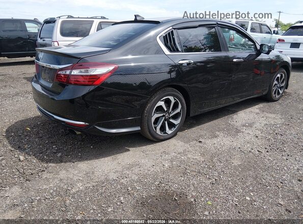1HGCR2F87GA194432 2016 HONDA ACCORD Black Tył prawy