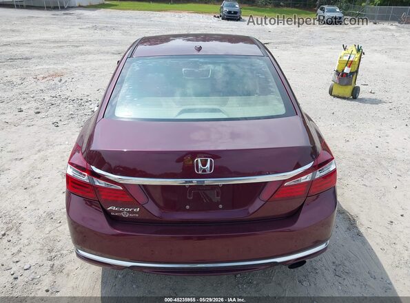 1HGCR2F90GA104174 2016 HONDA ACCORD Burgundy 