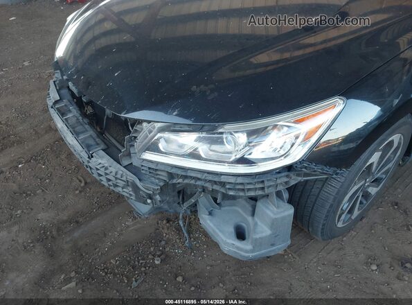 1HGCR2F92GA107402 2016 HONDA ACCORD Black Դիմացի տեսք