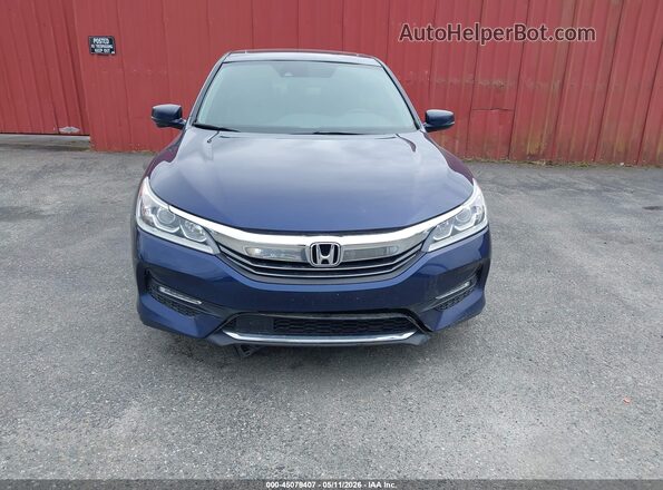 1HGCR2F93HA258637 2017 HONDA ACCORD Blue Vista del cuadro de instrumentos