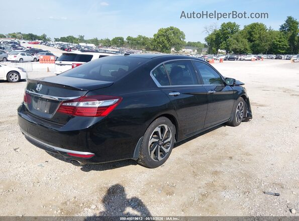 1HGCR2F98GA040742 2016 HONDA ACCORD Black Задня права чверть