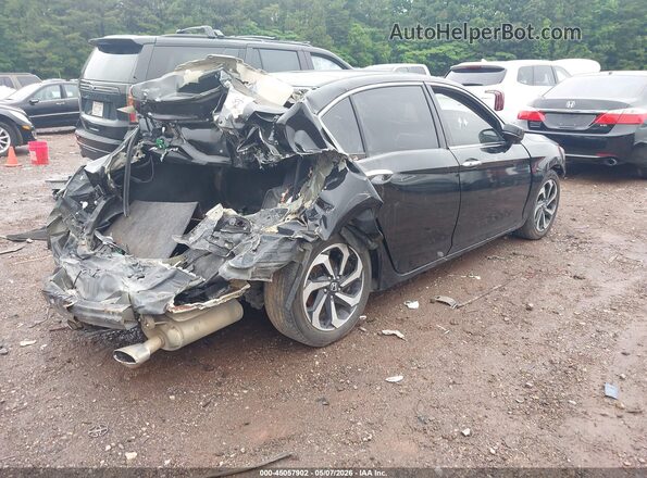 1HGCR2F98HA027197 2017 HONDA ACCORD Black Trasero derecho