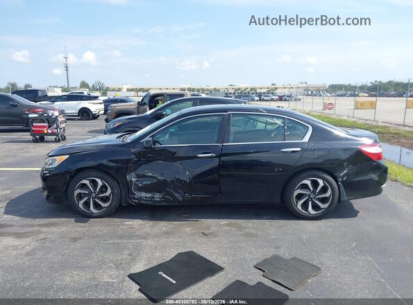 1HGCR3F09HA035641 2017 HONDA ACCORD Black Vista interior de 360 grados
