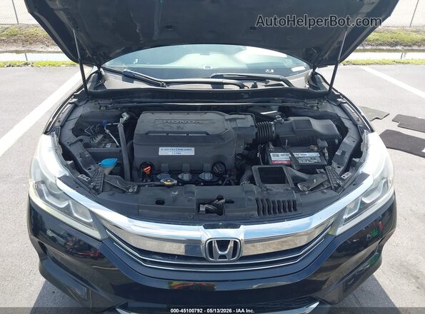 1HGCR3F09HA035641 2017 HONDA ACCORD Black Vista trasera