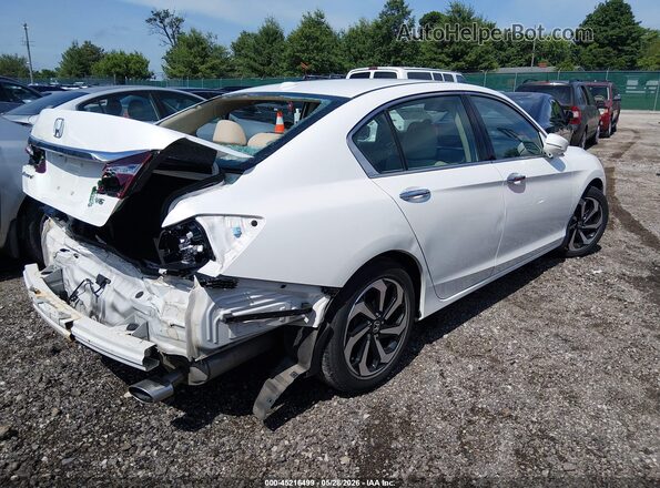 1HGCR3F80GA020496 2016 HONDA ACCORD Белый Задняя правая четверть