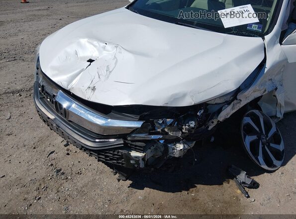 1HGCR3F86GA034287 2016 HONDA ACCORD White Widok z przodu