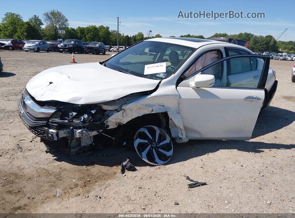 1HGCR3F86GA034287 2016 HONDA ACCORD White Przód lewy