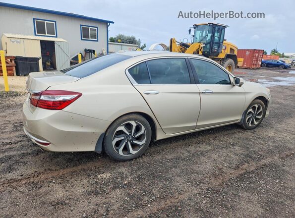 1HGCR3F86HA018902 2017 HONDA ACCORD Beige Rear right