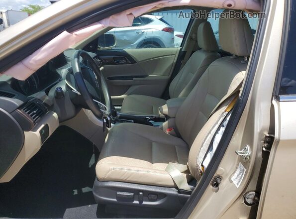 1HGCR3F86HA018902 2017 HONDA ACCORD Beige Front interior view