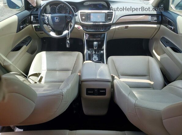 1HGCR3F86HA018902 2017 HONDA ACCORD Beige Dashboard view