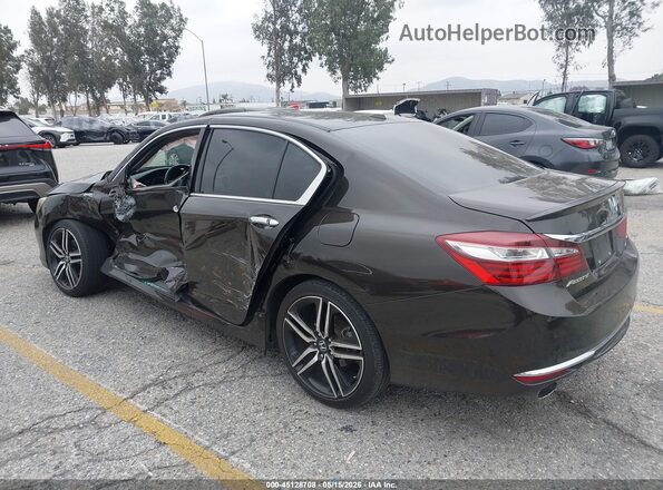 1HGCR3F95HA014512 2017 HONDA ACCORD Gray Задня ліва чверть