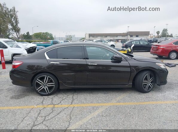 1HGCR3F95HA014512 2017 HONDA ACCORD Gray Вид задньої частини салону