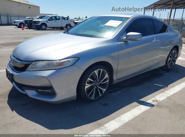 1HGCT1B64HA000408 2017 HONDA ACCORD Серебряный Передняя левая четверть