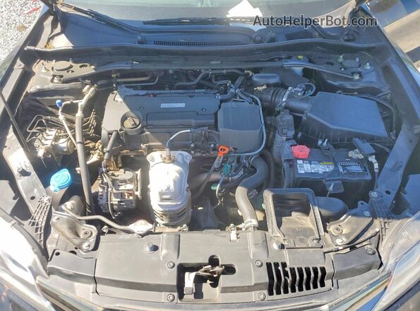 1HGCT1B80GA008456 2016 HONDA ACCORD Black Вид задньої частини салону