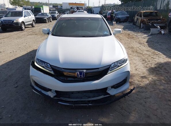 1HGCT1B88GA012870 2016 HONDA ACCORD White Instrument cluster view