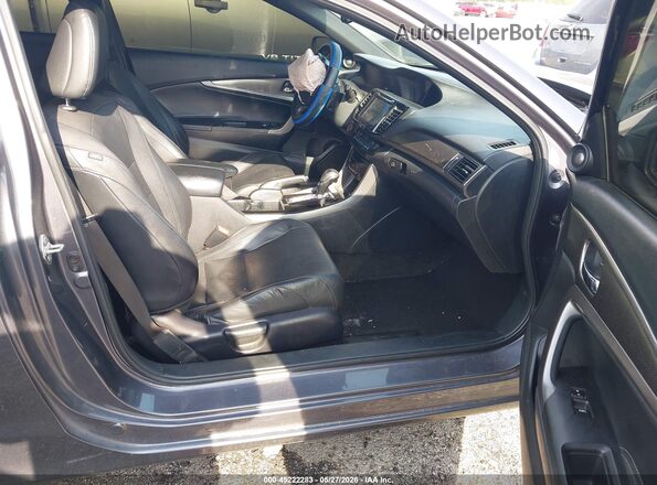1HGCT2B83GA003435 2016 HONDA ACCORD Серый Вид салона спереди