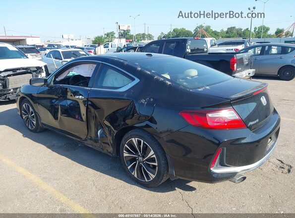 1HGCT2B92HA005221 2017 HONDA ACCORD Black Tył lewy
