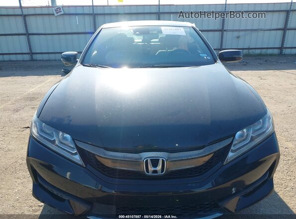 1HGCT2B92HA005221 2017 HONDA ACCORD Black Widok zestawu wskaźników