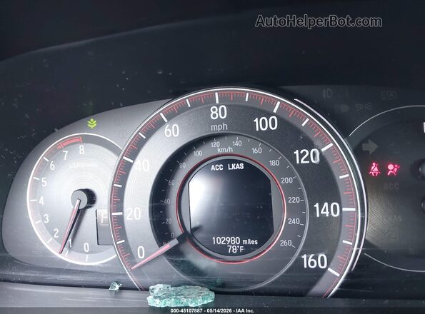 1HGCT2B92HA005221 2017 HONDA ACCORD Black Widok tylnych siedzeń