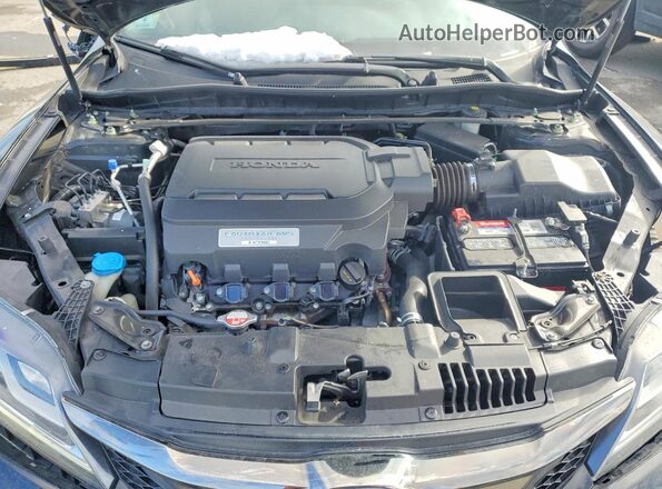 1HGCT2B98GA001995 2016 HONDA ACCORD Black Вид задньої частини салону