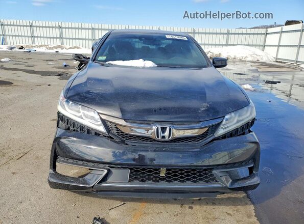 1HGCT2B98GA001995 2016 HONDA ACCORD Black Вид спереду