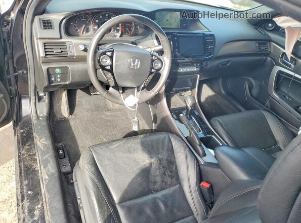 1HGCT2B98GA001995 2016 HONDA ACCORD Black Вид панелі приладів