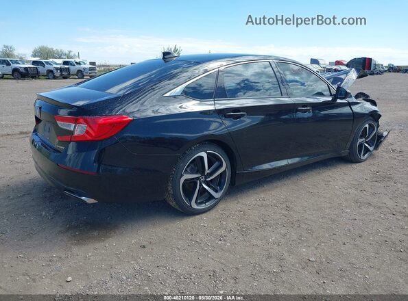 1HGCV1E36KA079194 2019 HONDA ACCORD Black Задня права чверть