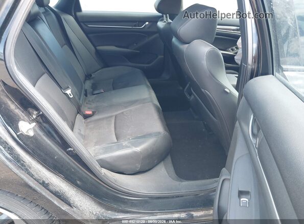 1HGCV1E36KA079194 2019 HONDA ACCORD Black Вид наклейки з VIN-кодом