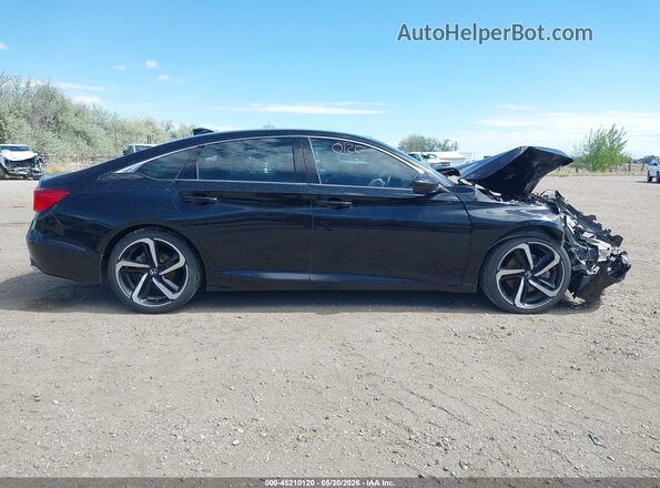 1HGCV1E36KA079194 2019 HONDA ACCORD Black Панорамний вид салону 360°