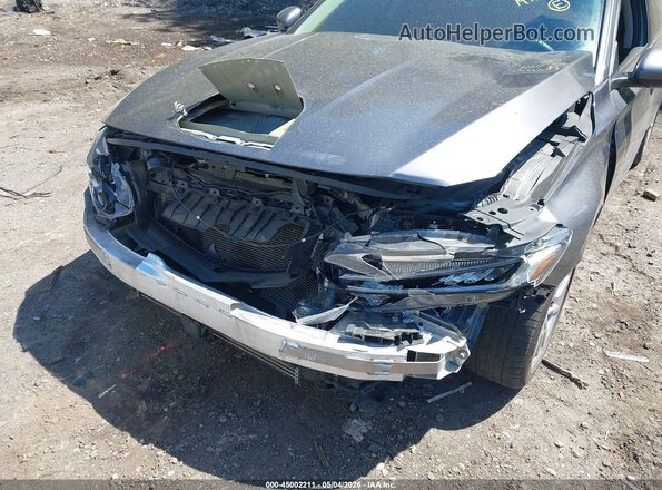 1HGCV1F10KA081262 2019 HONDA ACCORD Gray Вид спереду