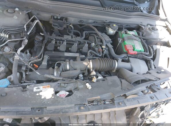 1HGCV1F10KA081262 2019 HONDA ACCORD Gray Вид ззаду