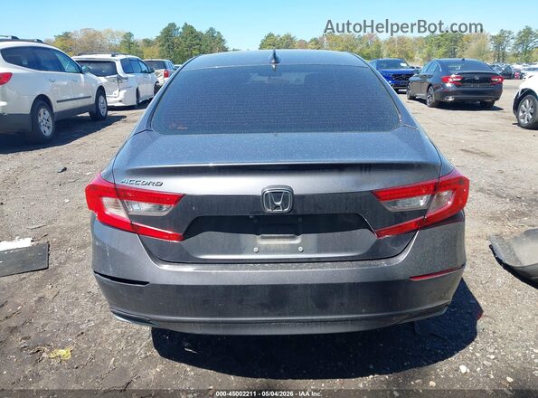 1HGCV1F10KA081262 2019 HONDA ACCORD Gray 
