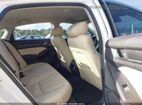 1HGCV1F10MA062584 2021 HONDA ACCORD White Vista de la etiqueta del VIN