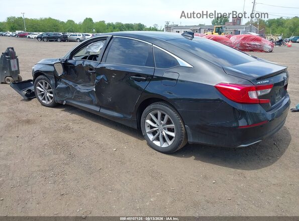 1HGCV1F10NA030753 2022 HONDA ACCORD Black Задня ліва чверть