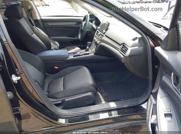1HGCV1F10NA030753 2022 HONDA ACCORD Black Вид салону спереду