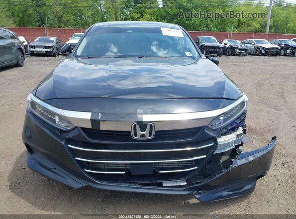 1HGCV1F10NA030753 2022 HONDA ACCORD Black Вид щитка приладів