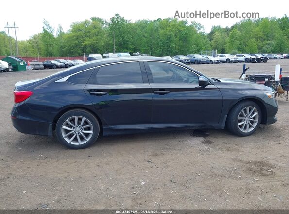 1HGCV1F10NA030753 2022 HONDA ACCORD Black Вид задньої частини салону