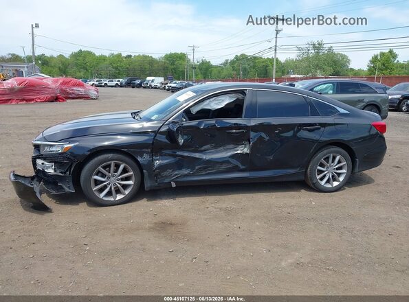 1HGCV1F10NA030753 2022 HONDA ACCORD Black Панорамний вид салону 360°