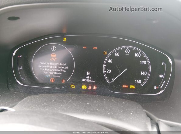 1HGCV1F11KA084624 2019 HONDA ACCORD Белый 