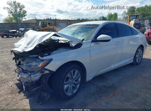 1HGCV1F11LA058770 2020 HONDA ACCORD White Առջևի ձախ երեք քառորդ տեսարան